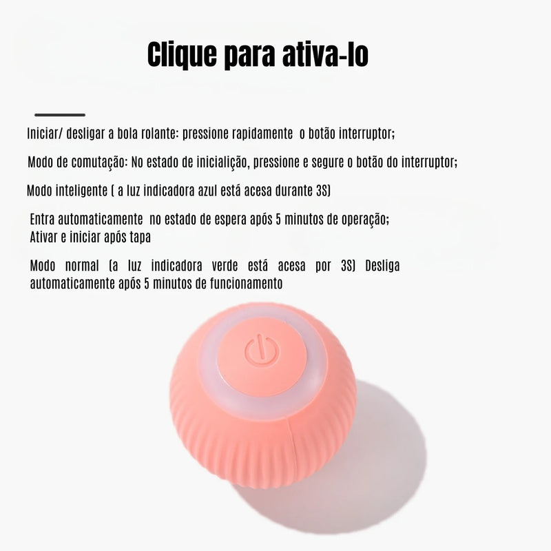 🐾 Bola Interativa Inteligente para Pets – Diversão Automática e Sem Fim!