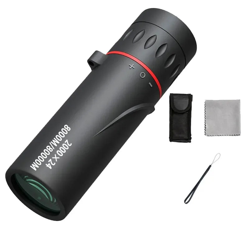 🔭 Mini Telescópio Monocular Profissional 8x Zoom HD SHENGMEIYU – Compacto, Resistente e Ideal para Celular!