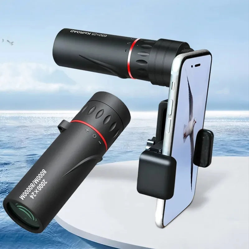 🔭 Mini Telescópio Monocular Profissional 8x Zoom HD SHENGMEIYU – Compacto, Resistente e Ideal para Celular!