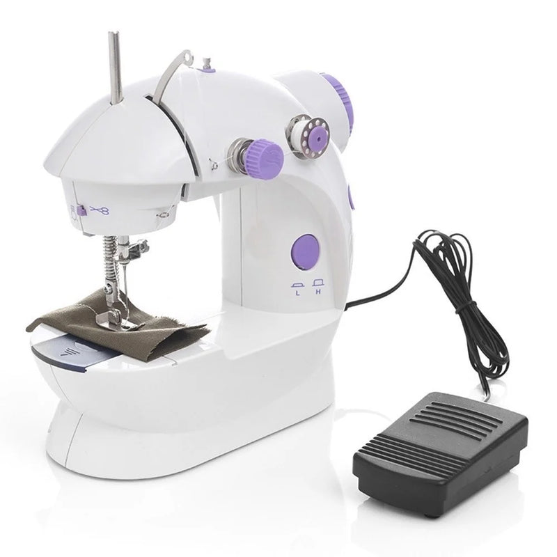 🧵✨ Mini Máquina de Costura Portátil Elétrica – Compacta, Moderna e Prática!